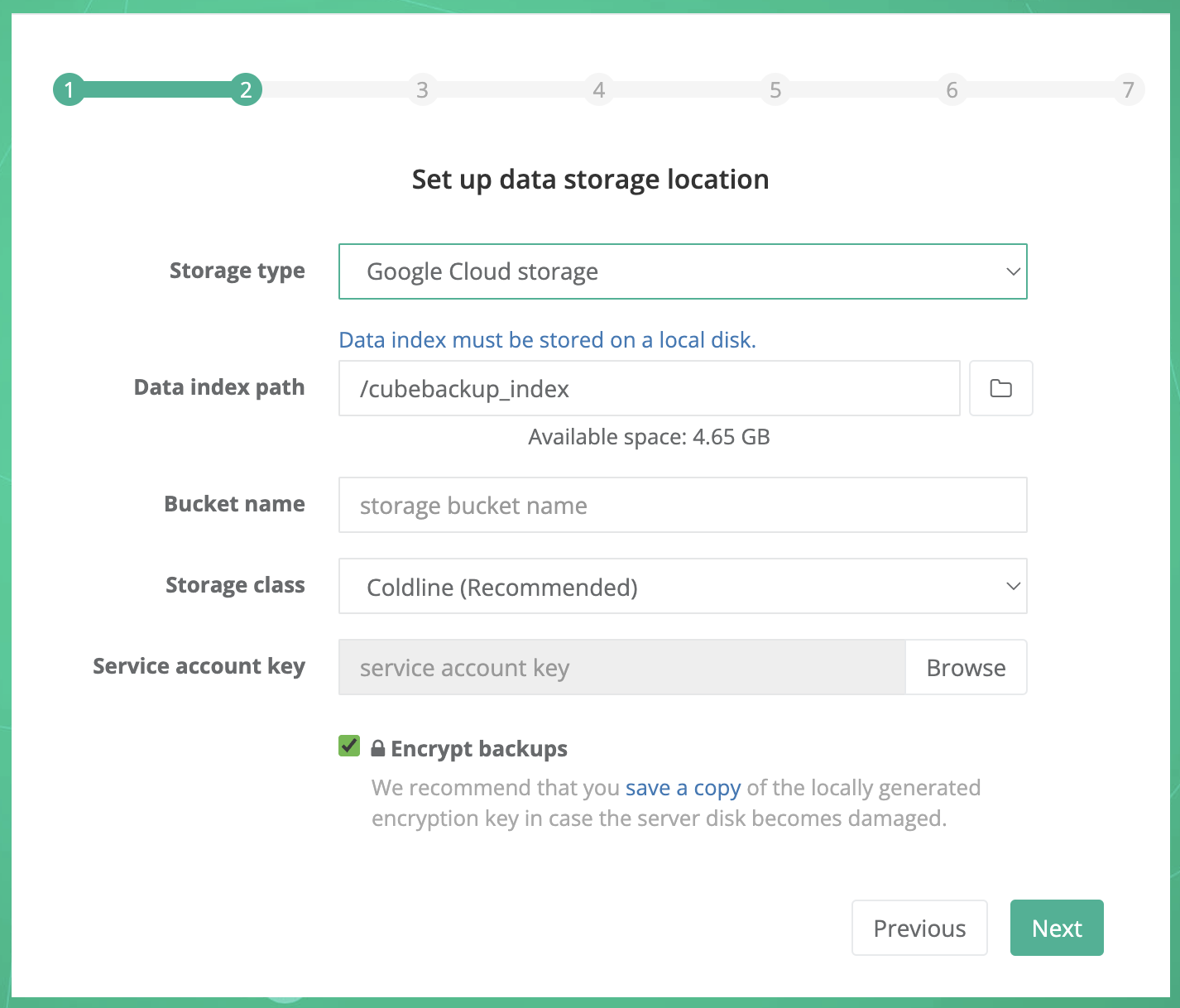 Backup Google Workspace to Google Cloud Storage