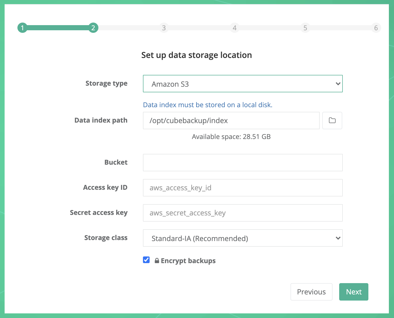 backup to Amazon S3 - cubebackup