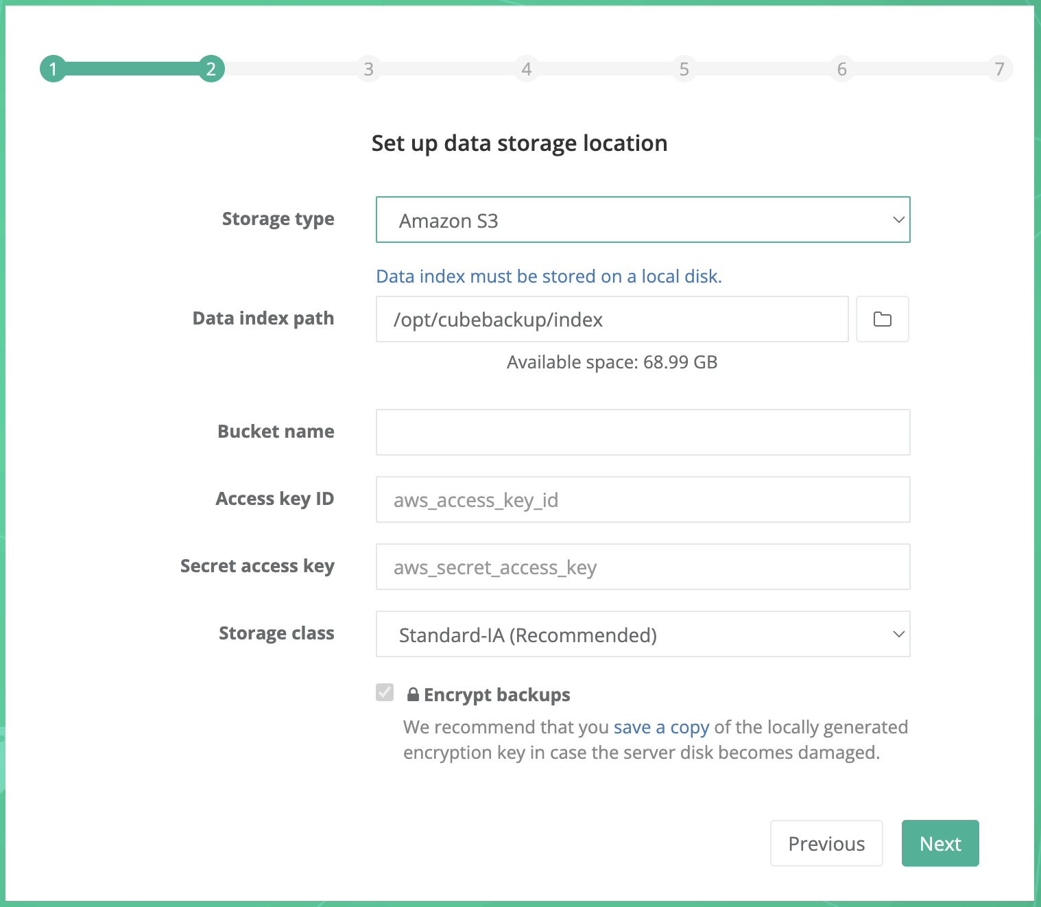 Backup to Amazon S3